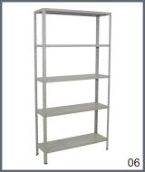 estante de a&ccedil;o - 5 prateleiras