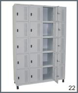 roupeiro de a&ccedil;o 20 portas