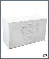 arm&aacute;rio baixo - portas e gavetas