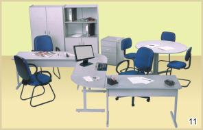 mesa de reuni&atilde;o semi oval madeirada