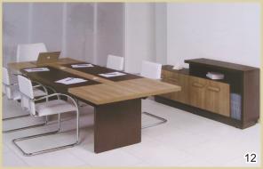 mesa de reuni&atilde;o redonda - p&eacute;s painel