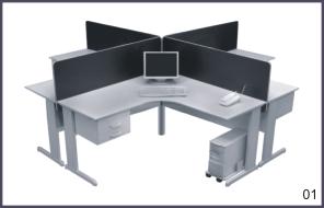 esta&ccedil;&atilde;o de trabalho p&eacute;s met&aacute;licos