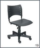 cadeira pl&aacute;stica iso